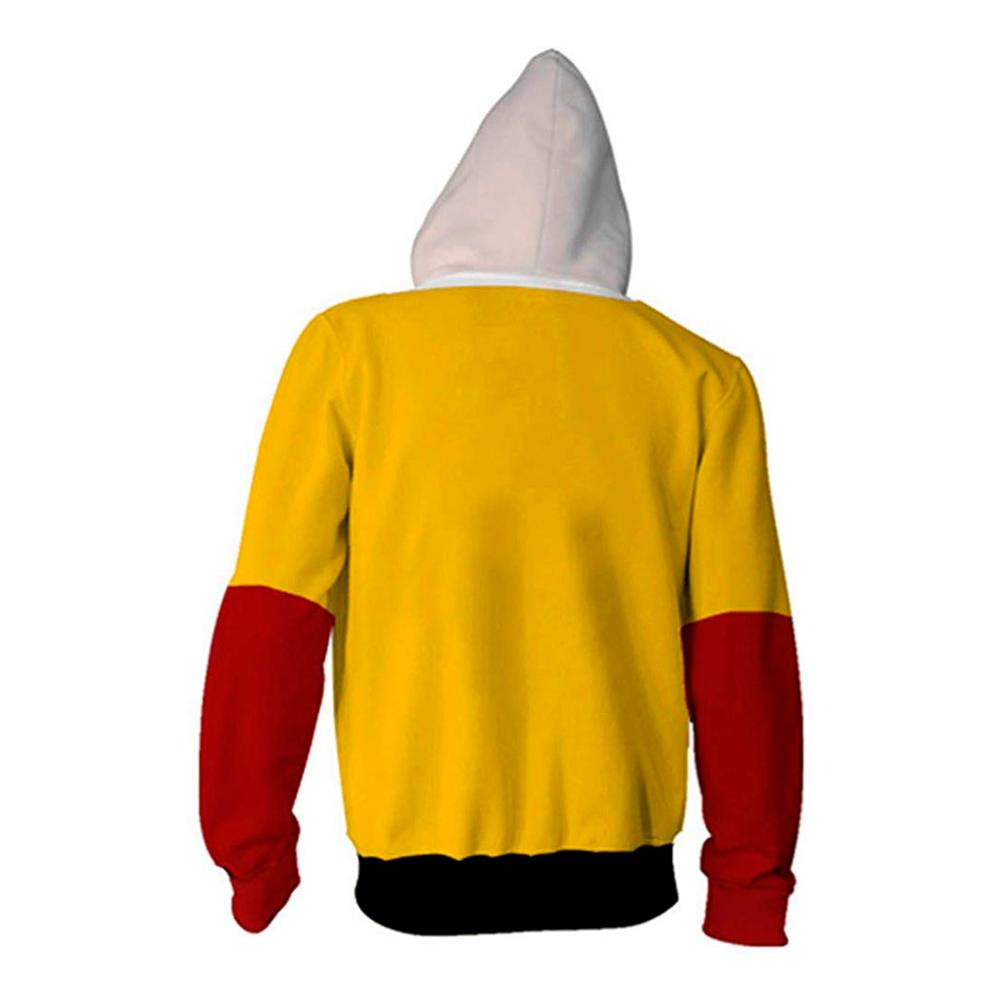 One Punch Man Saitama Yellow & Red Jacket