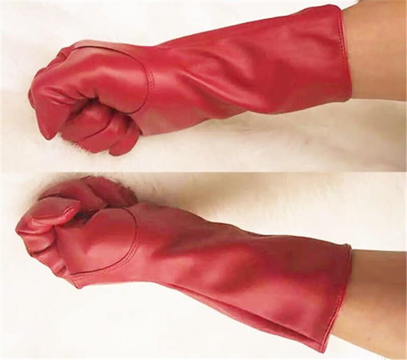 One Punch Man Saitama Leather Cosplay Gloves