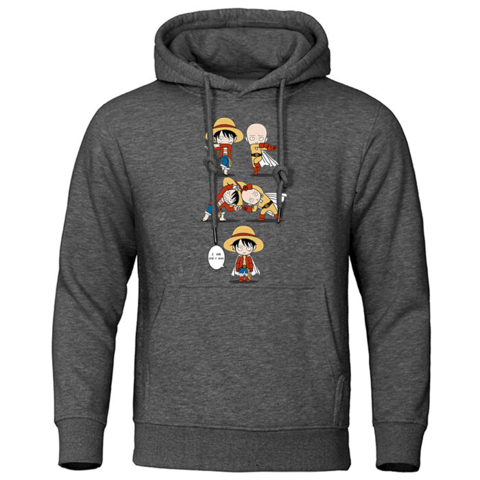 One Punch Man Saitama And Luffy Fusion Sweatshirt