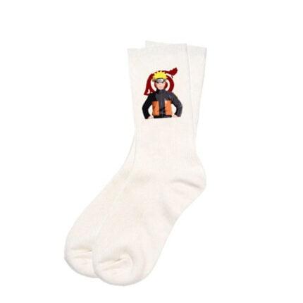 Naruto White Cream Socks
