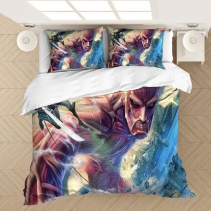 Attack On Titan Bed Sheet
