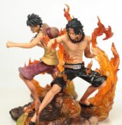 One Piece Luffy & Ace Figurine