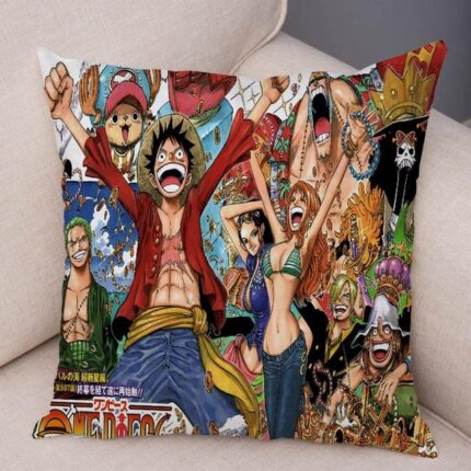 One Piece Crew Luffy Cushion Cover