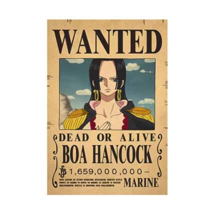 One Piece Wanted Poster Of Boa Hancock