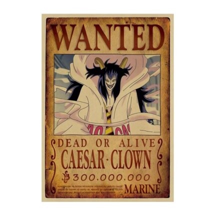 One Piece Poster Wanted Caesar