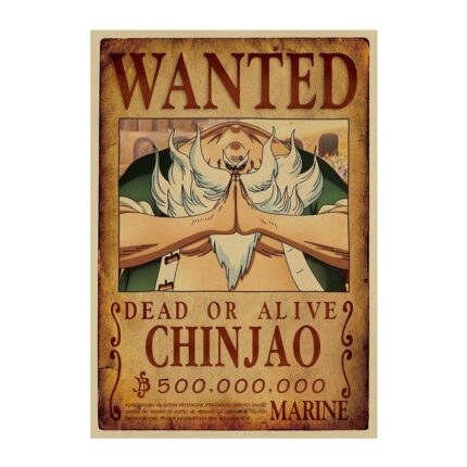 One Piece Wanted Poster For Chinjao