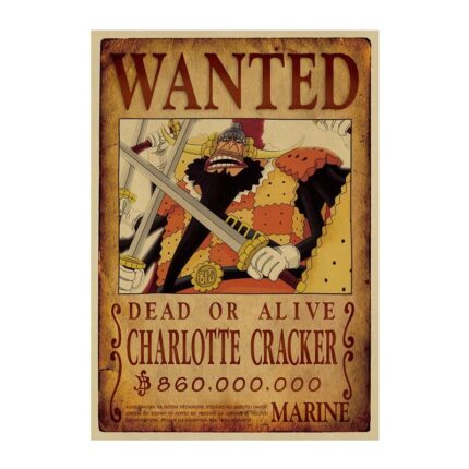 One Piece Wanted Poster For Cracker
