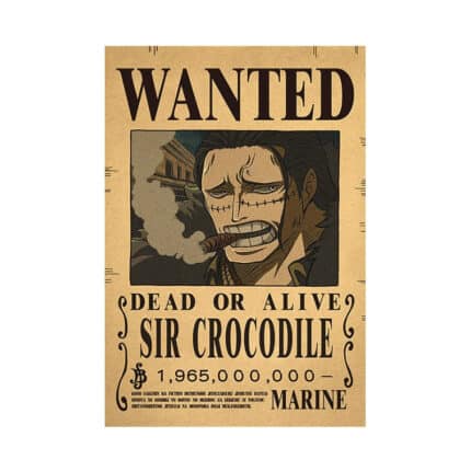 One Piece Wanted Poster - Crocodile