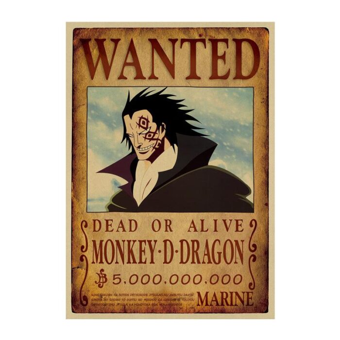One Piece Wanted Dragon Poster
