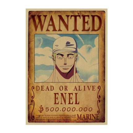 One Piece Wanted Poster Enel