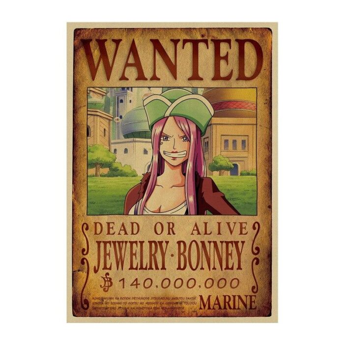 One Piece Wanted Poster For Jewelry Bonney