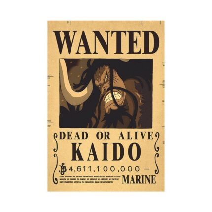 One Piece Wanted Poster For Kaido