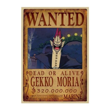 One Piece Wanted Poster For Moria