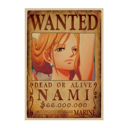 One Piece Wanted Poster For Nami