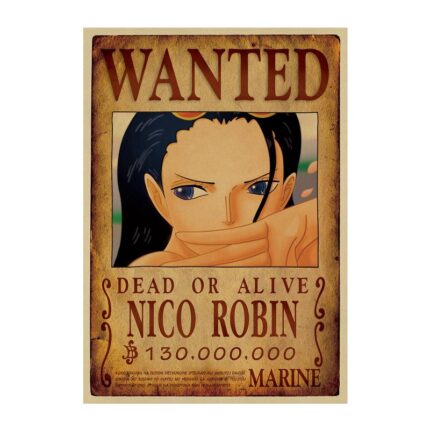 One Piece Wanted Poster For Nico Robin