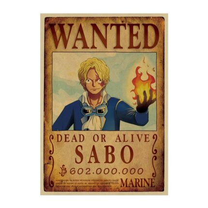 One Piece Wanted Poster Of Sabo