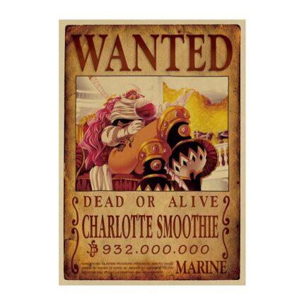 One Piece Wanted Poster For Smoothie
