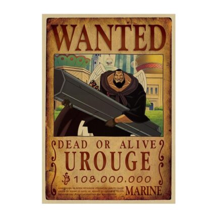 One Piece Wanted Poster Of Urouge
