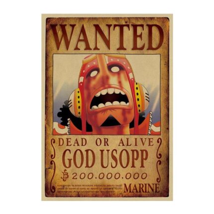 Wanted Poster For Usopp From One Piece