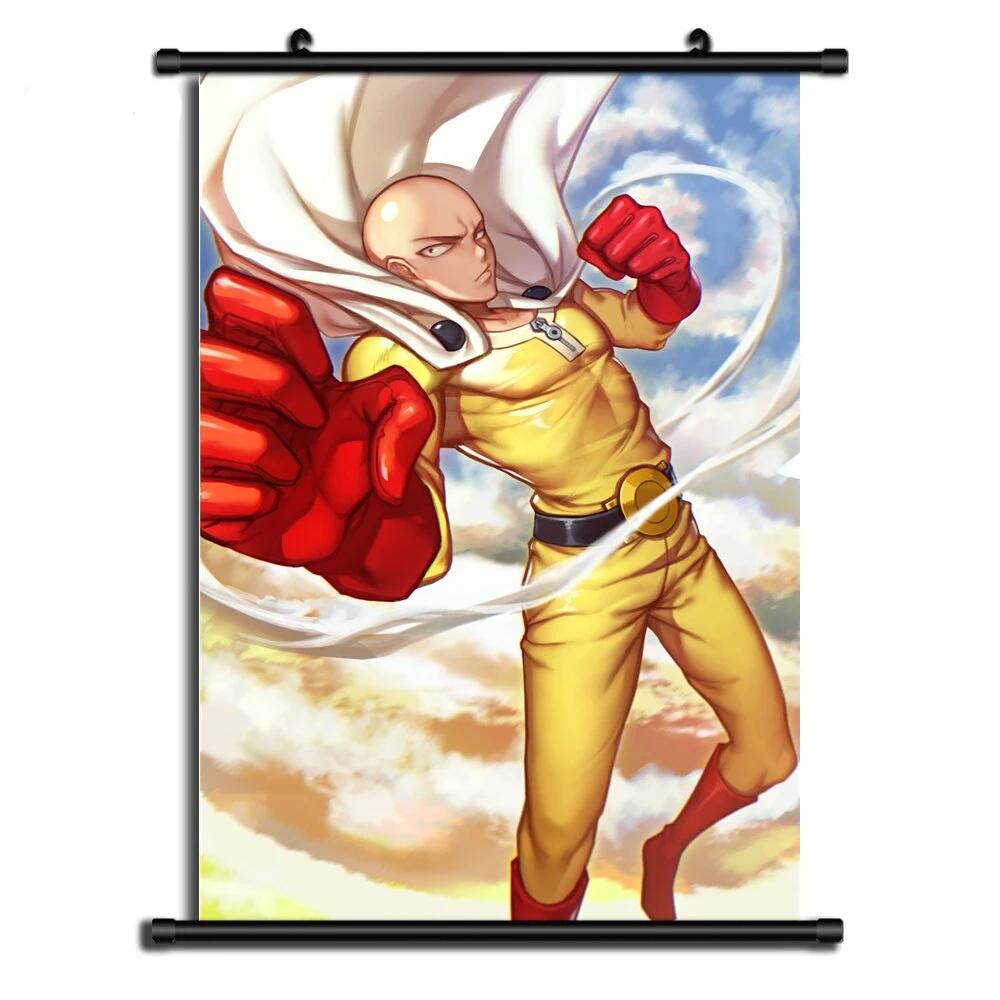 One Punch Man Xxl Saitama Punch Poster