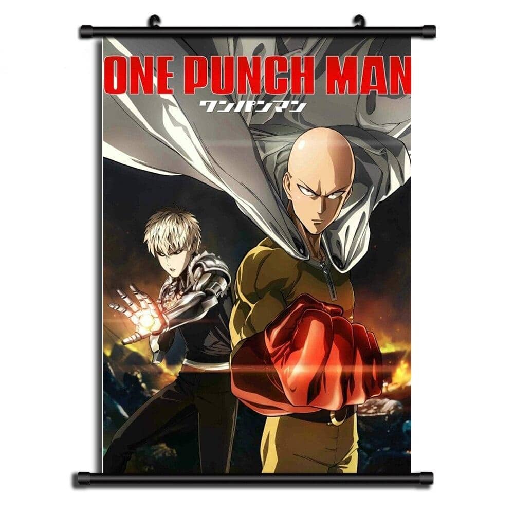 One Punch Man Xxl Saitama Genos Poster