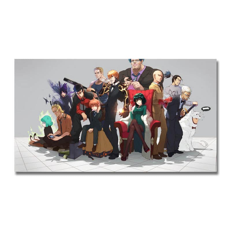 Canvas Poster One Punch Man Class S Dream Team