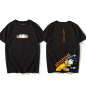 Oversized Son Goku T-shirt With Manga Dragon Ball Z Short Sleeves For Adult Men And Women, Flocked