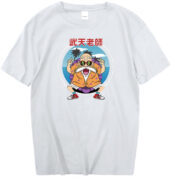 T-shirt Master Roshi Adult Men Women Short Sleeve Manga Dragon Ball Z Floqué