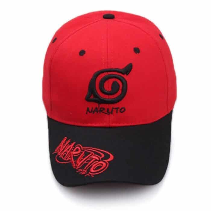 Red Konoha Village Trucker Hat Adult Men Women Manga Naruto