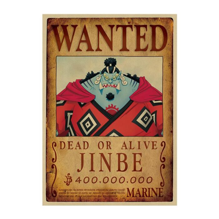 One Piece Wanted Poster Of Jinbe