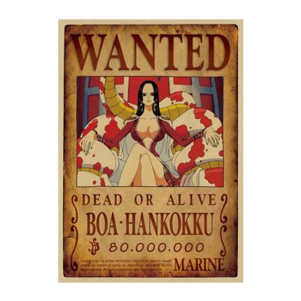 One Piece Wanted Poster Of Boa Hancock