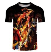 T-shirt One Piece Sabo Ace Luffy