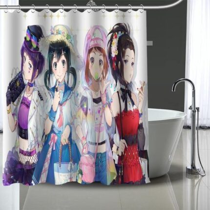 My Hero Academia Second-a Heroines Shower Curtain