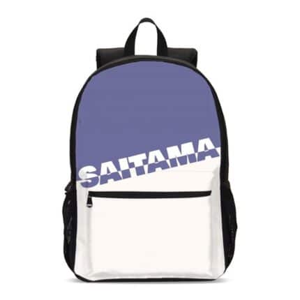One Punch Man Saitama Name Backpack