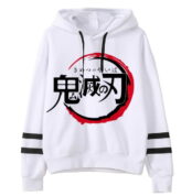 Demon Slayer Hoodie With Logo For Men And Women With Long Sleeves
