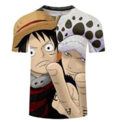 One Piece Trafalgar Law And Luffy T-shirt