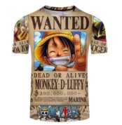 T-shirt One Piece Wanted