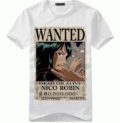 T-shirt One Piece Wanted Nico Robin