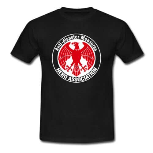 One Punch Man Qg Association Des Héros T-shirt