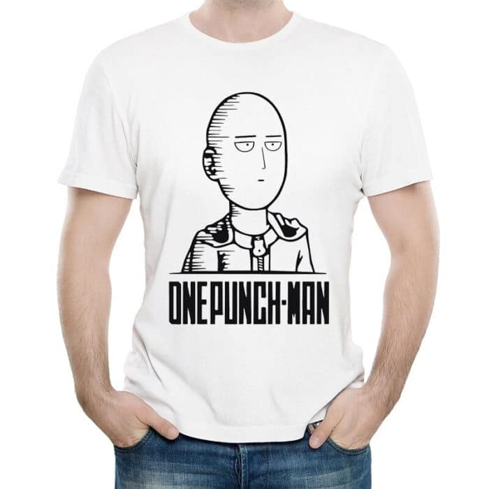One Punch Man Saitama Bald T-shirt