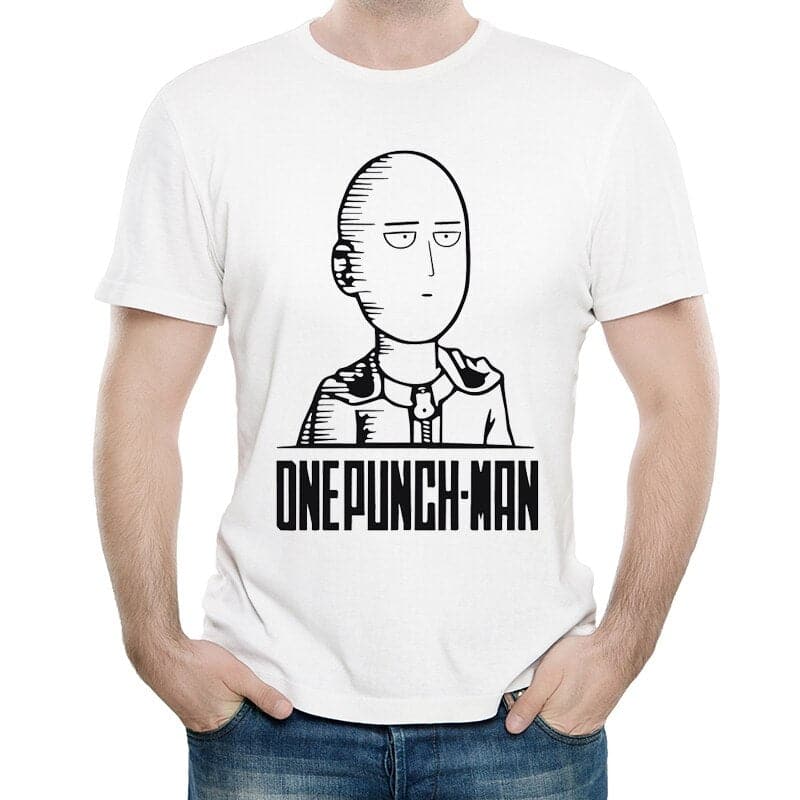 One Punch Man Saitama Bald T-shirt