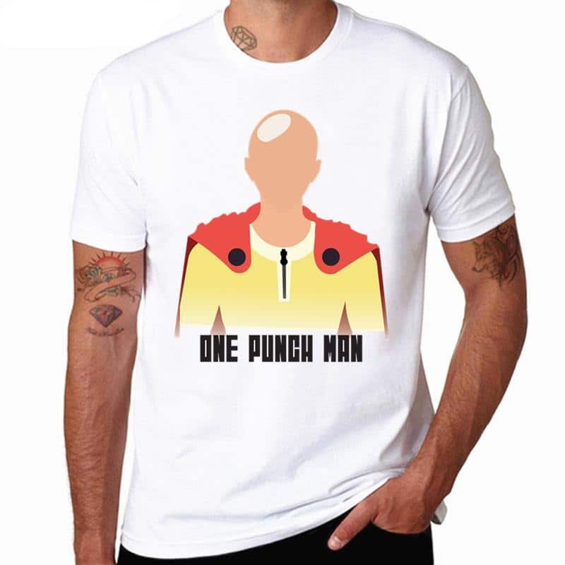 One Punch Man Saitama Face T-shirt