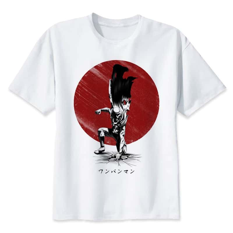 One Punch Man Saitama Ground Punch T-shirt