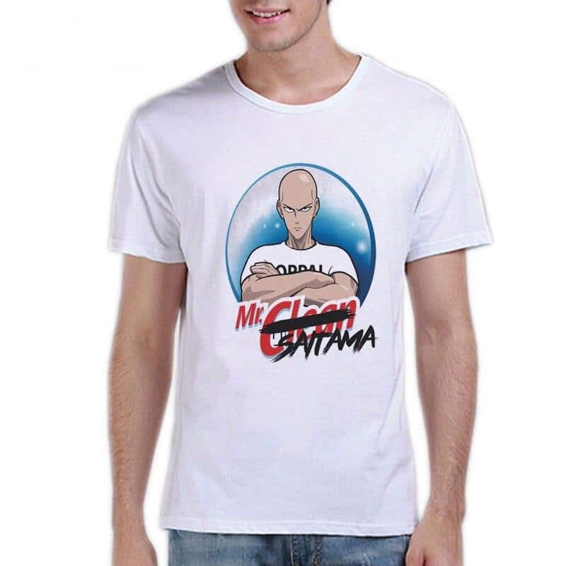 One Punch Man Saitama Mr Clean T-shirt