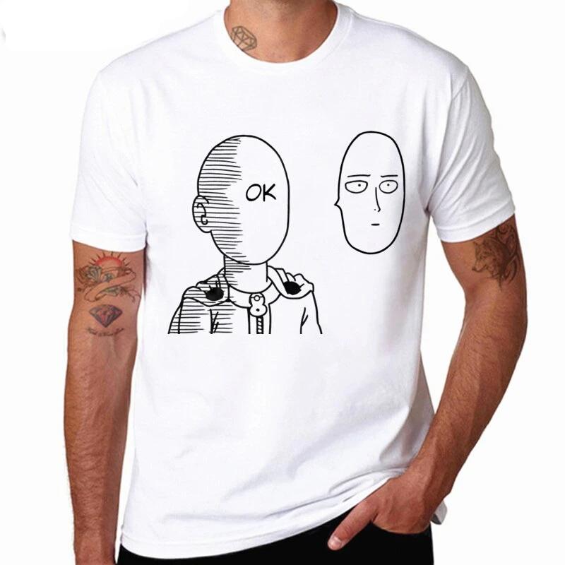 One Punch Man Saitama T-shirt With Ok Face