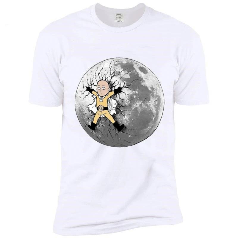 One Punch Man Saitama Full Moon T-shirt