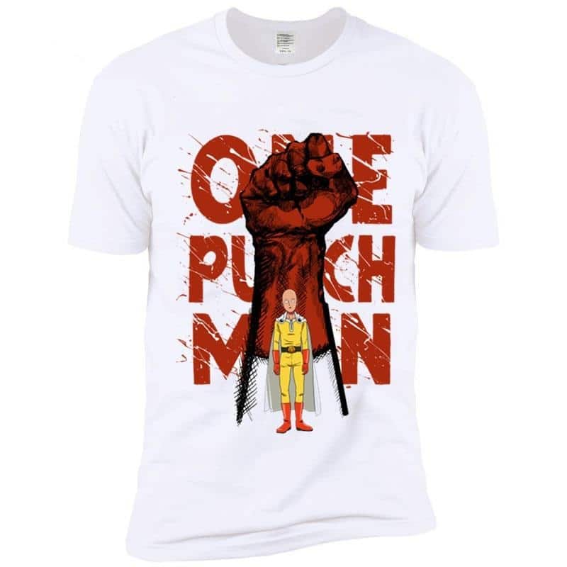 One Punch Man Saitama Giant Fist T-shirt