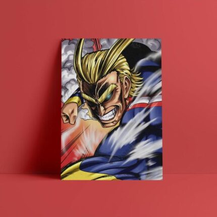 My Hero Academia All Might Table Justice Symbol