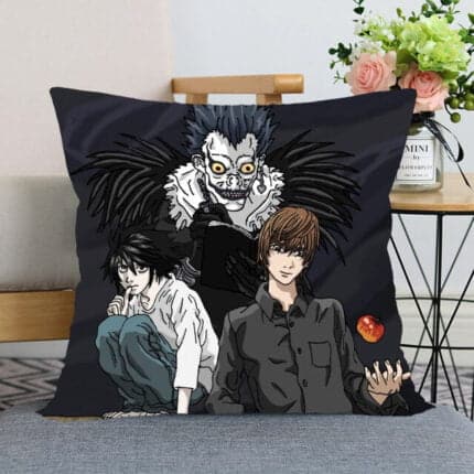 Light L Ryuk Death Note Pillowcase